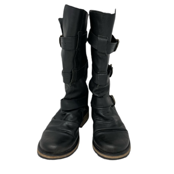 Steve Madden Buck/Buckkie Boots - Size 7.5 - Black - Picture 4 of 7